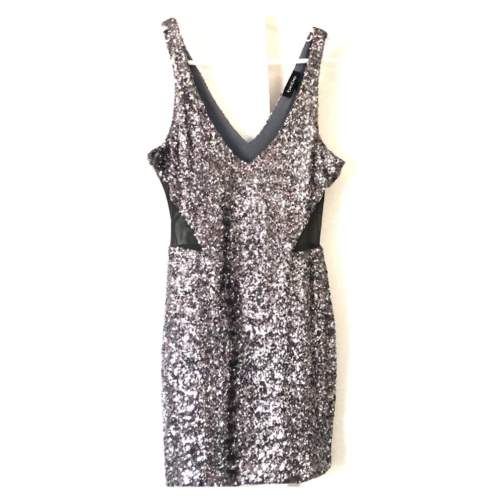 Bebe sequin mini dress